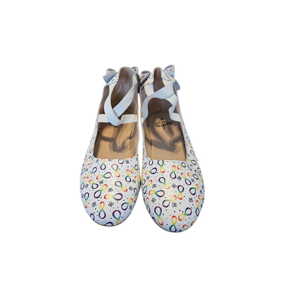 Monkey Feet Infinity Bow Back Ballet Flats